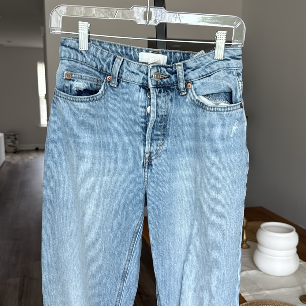 H&M straight legs jeans size 4 - Picture 3 of 4
